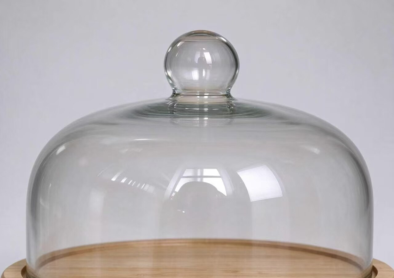 Light Wood Dome Dust-Proof Display Tray 5