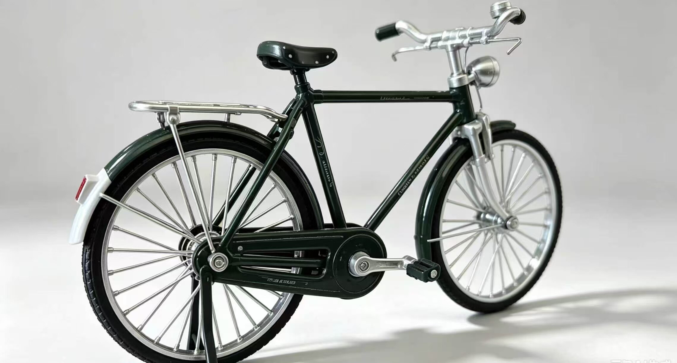Vintage Bicycle Model - Deep Green Time 3
