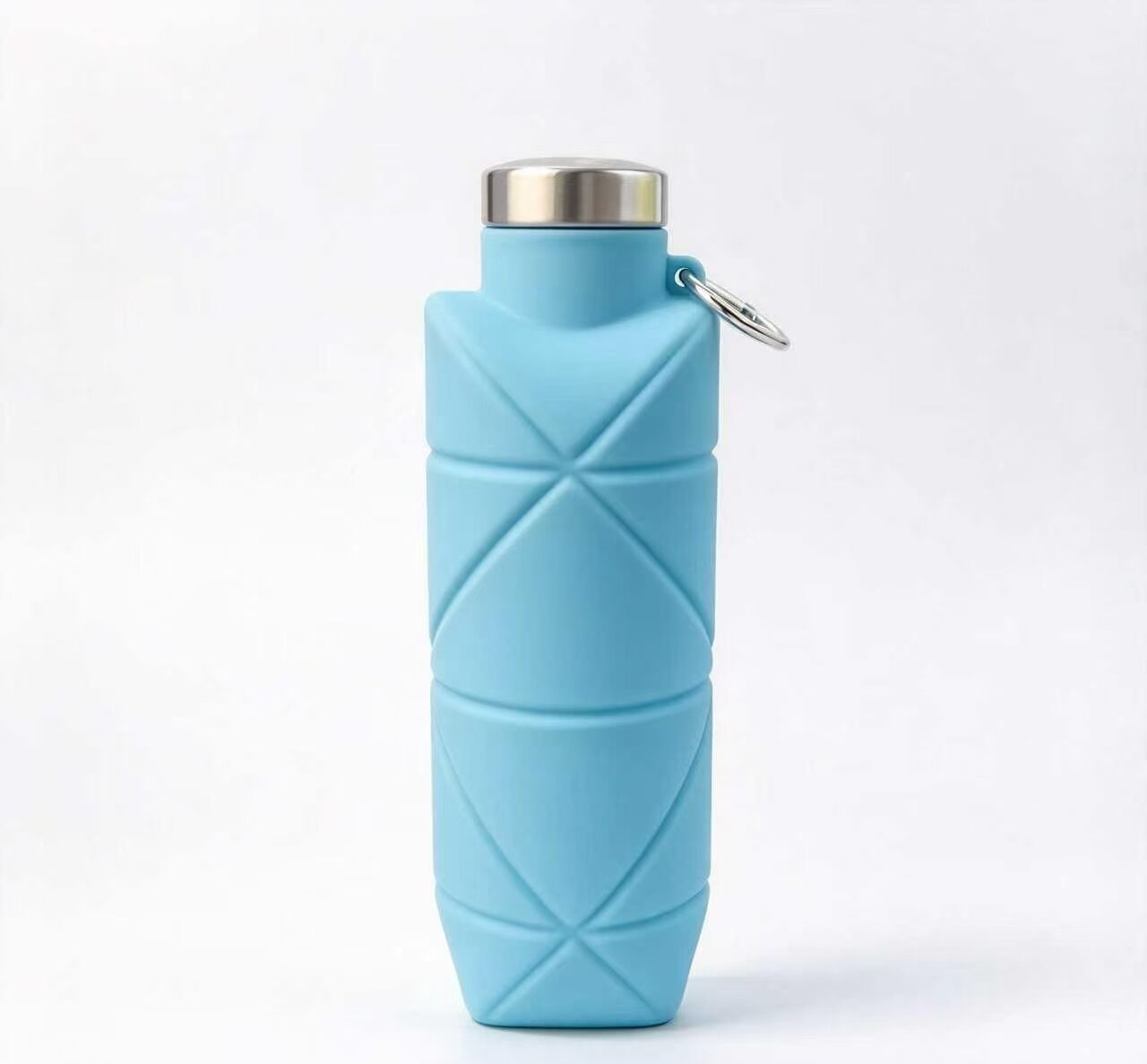 Cobalt Blue Quilted Folding Kettle