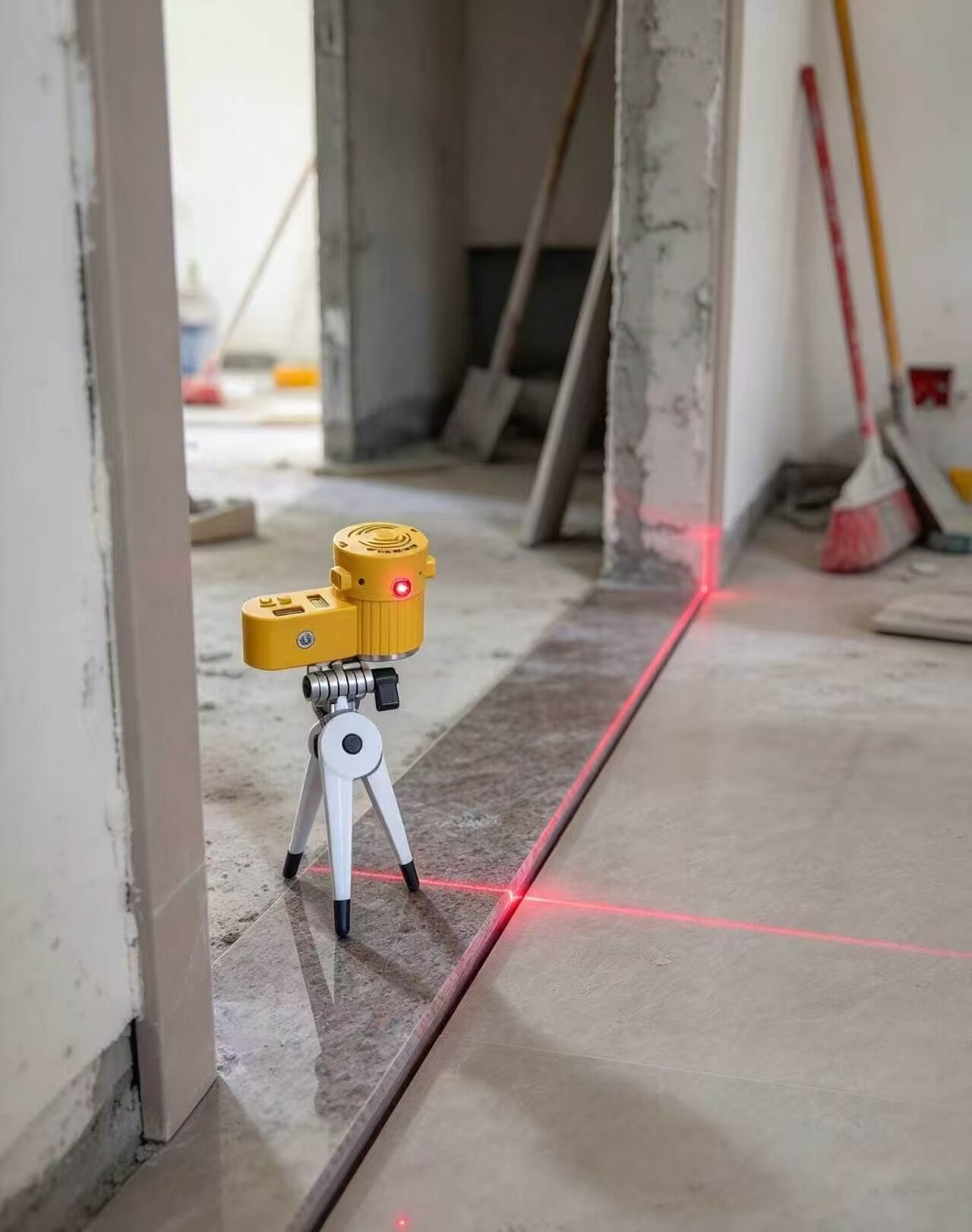 Bright Yellow Mini Laser Line Projector 4