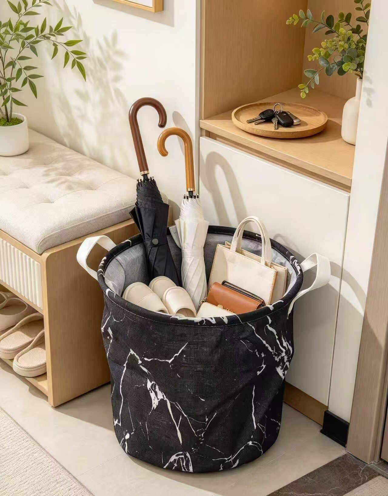 Slate Marble Storage Bin 2