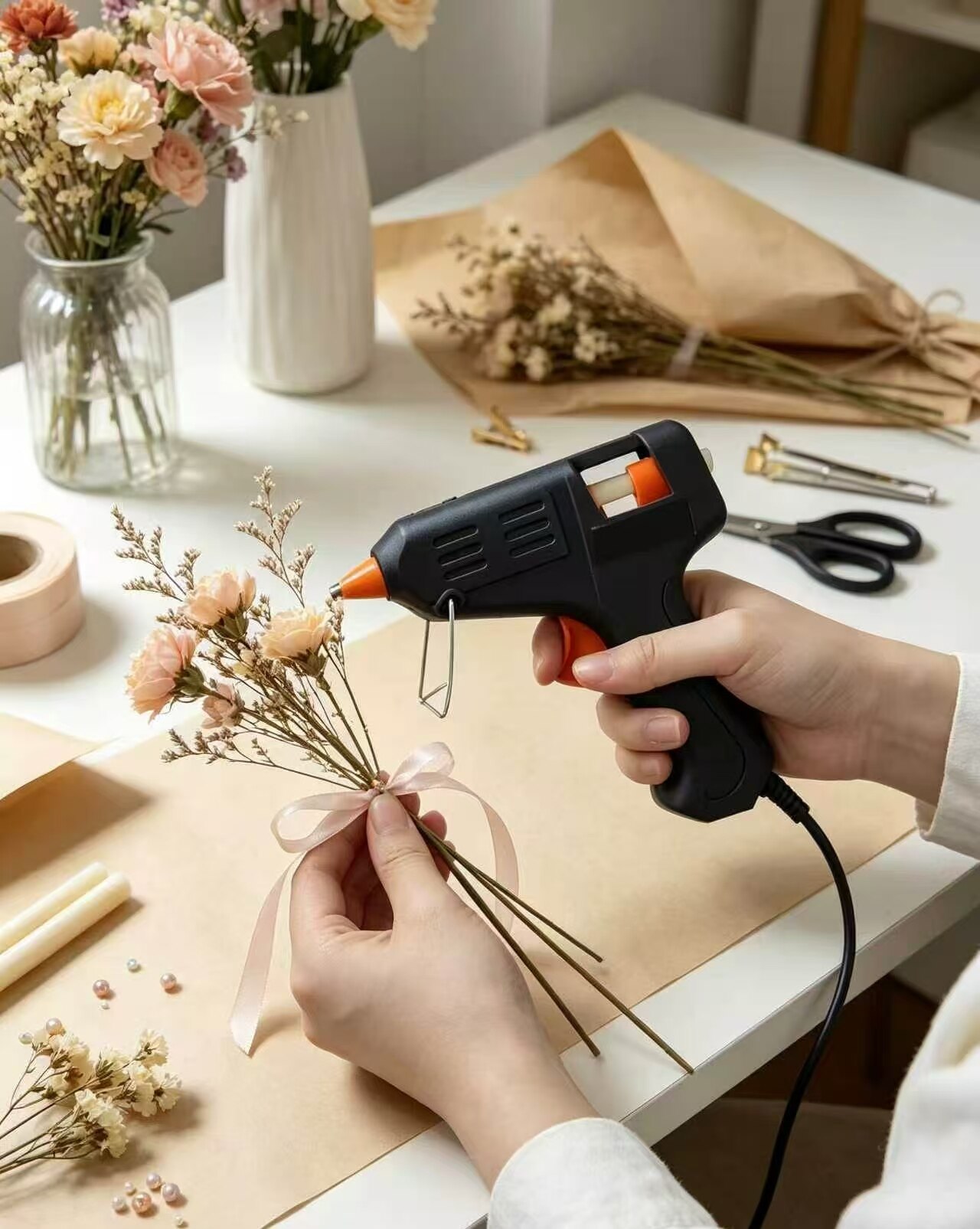 Red Flame Smart Hot Melt Glue Gun 2