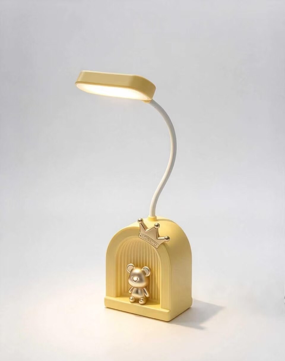 Custard Crown Bear Lamp