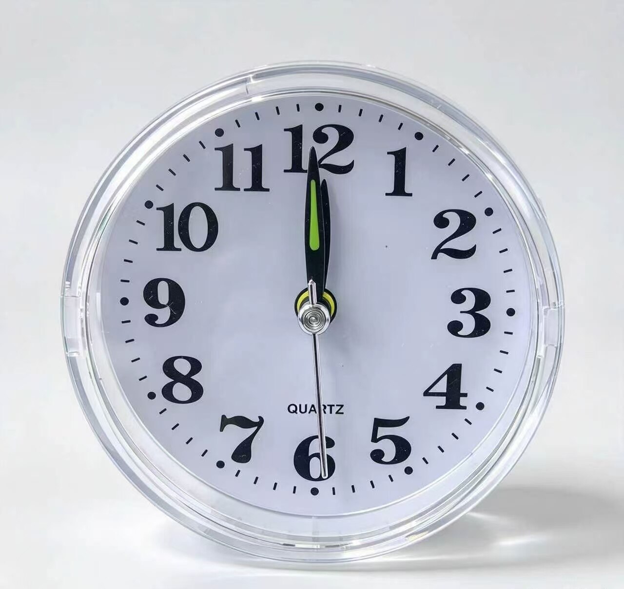 Crystal Glow Quartz Clock