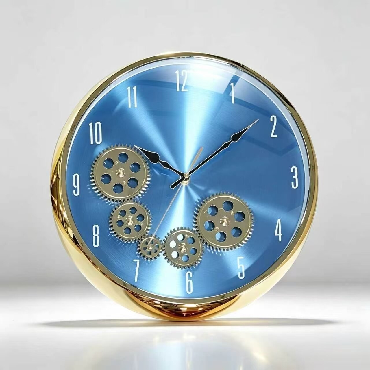 Colorful Gear Silent Wall Clock