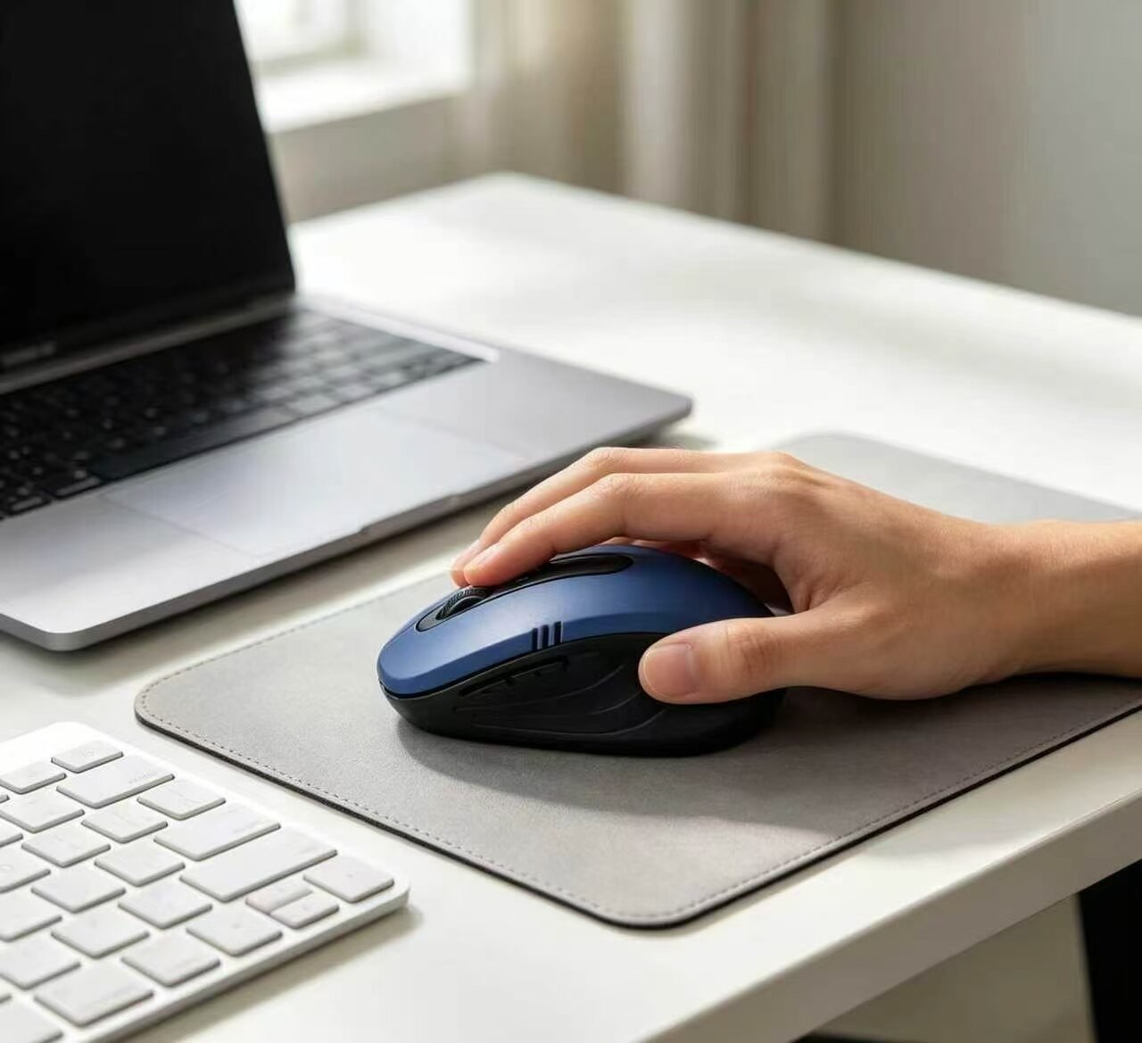 Jinghai Deep Blue DPI Office Mouse 3