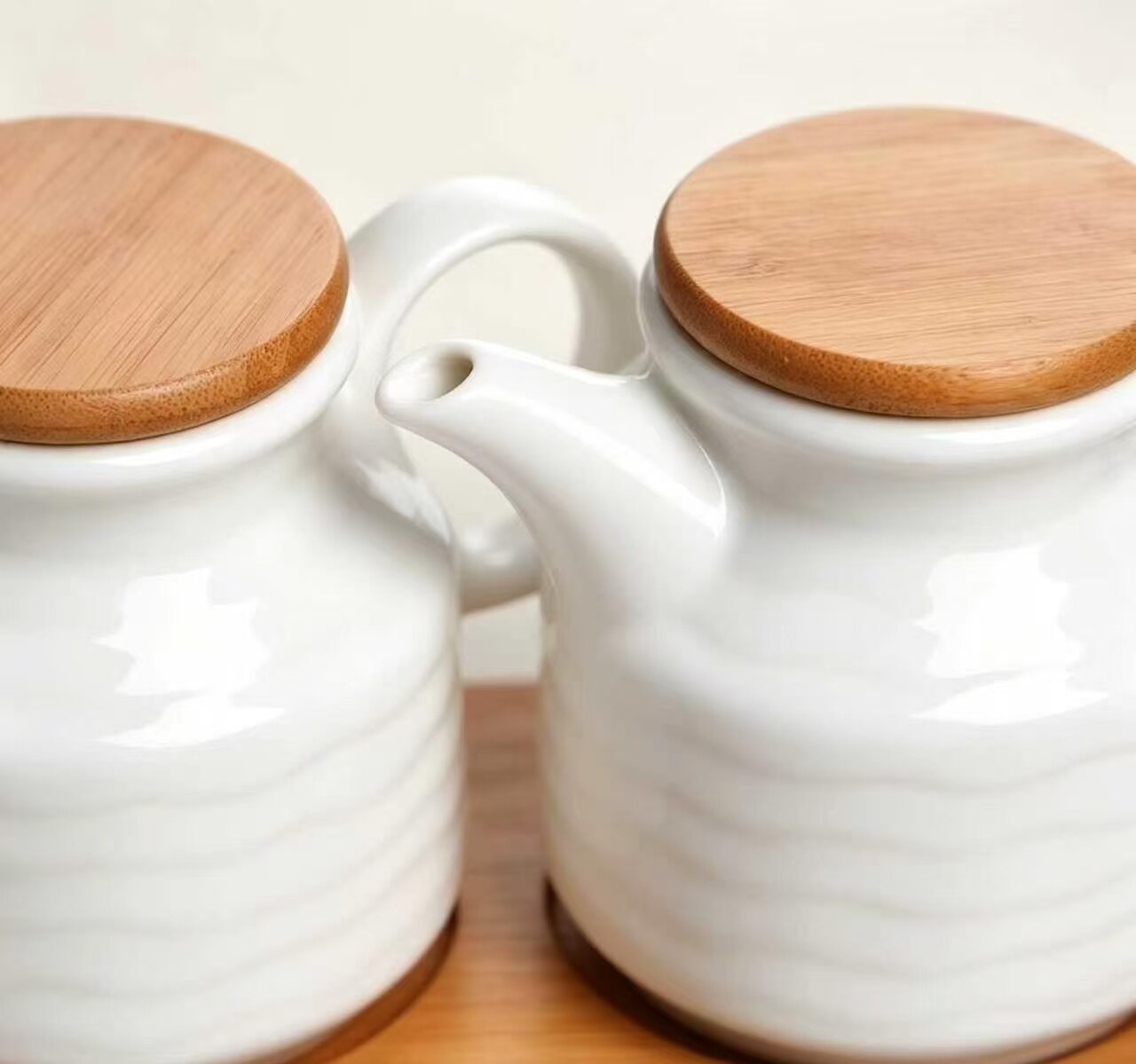 Elegant Ceramic Oil Tank Set 4
