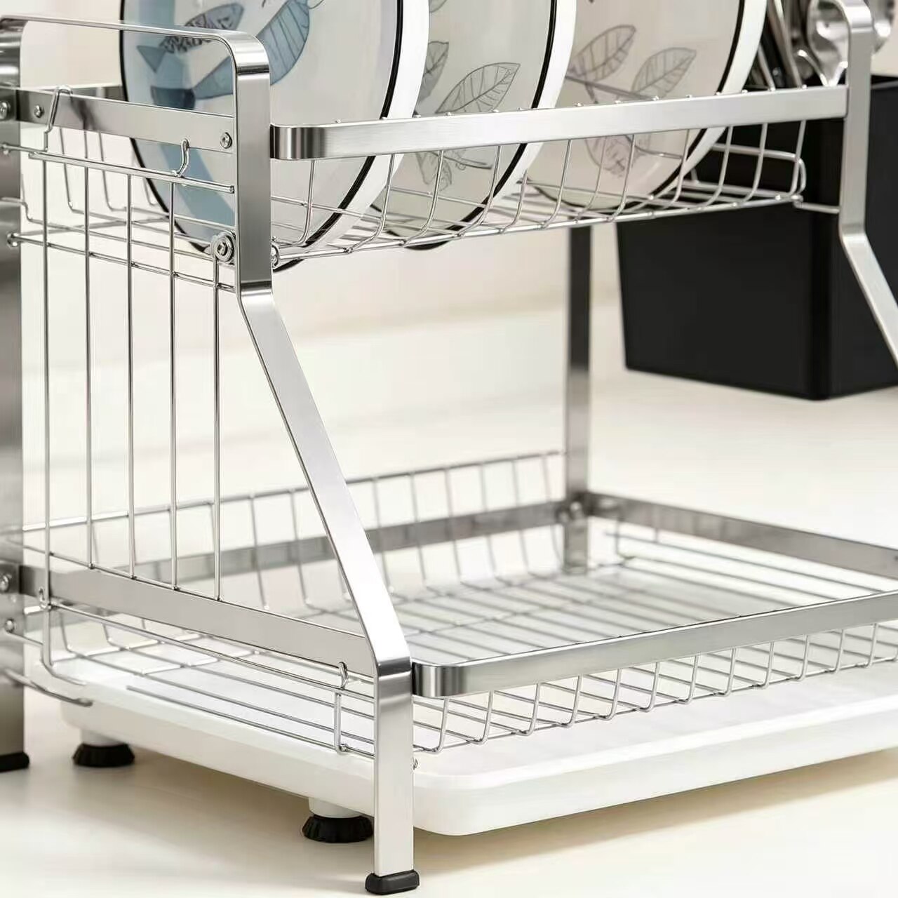 Precision Double-Layer Stainless Steel Drain Rack 4