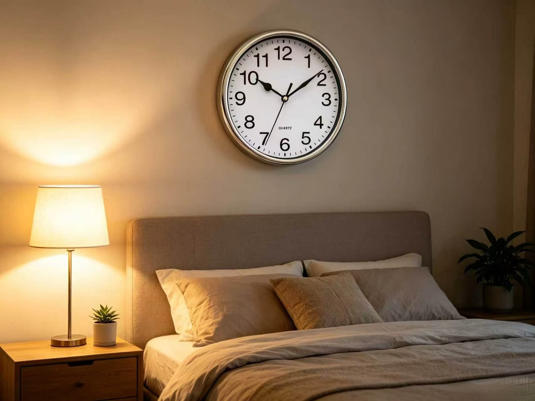 Lightweight, Drop-Resistant, Silent Plastic Wall Clock 3