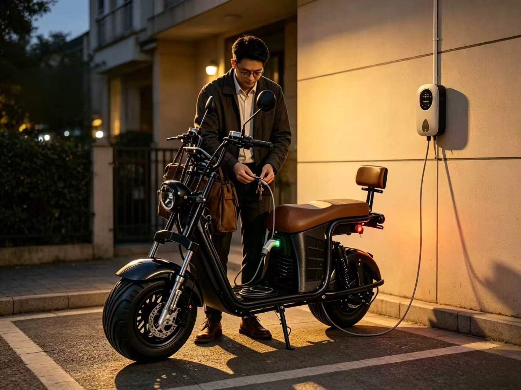 复古巡航宽胎电动车 3