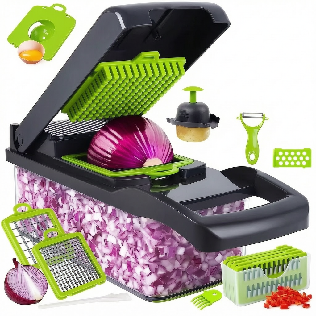 16-piece Multi-function Vegetable Chopper 5