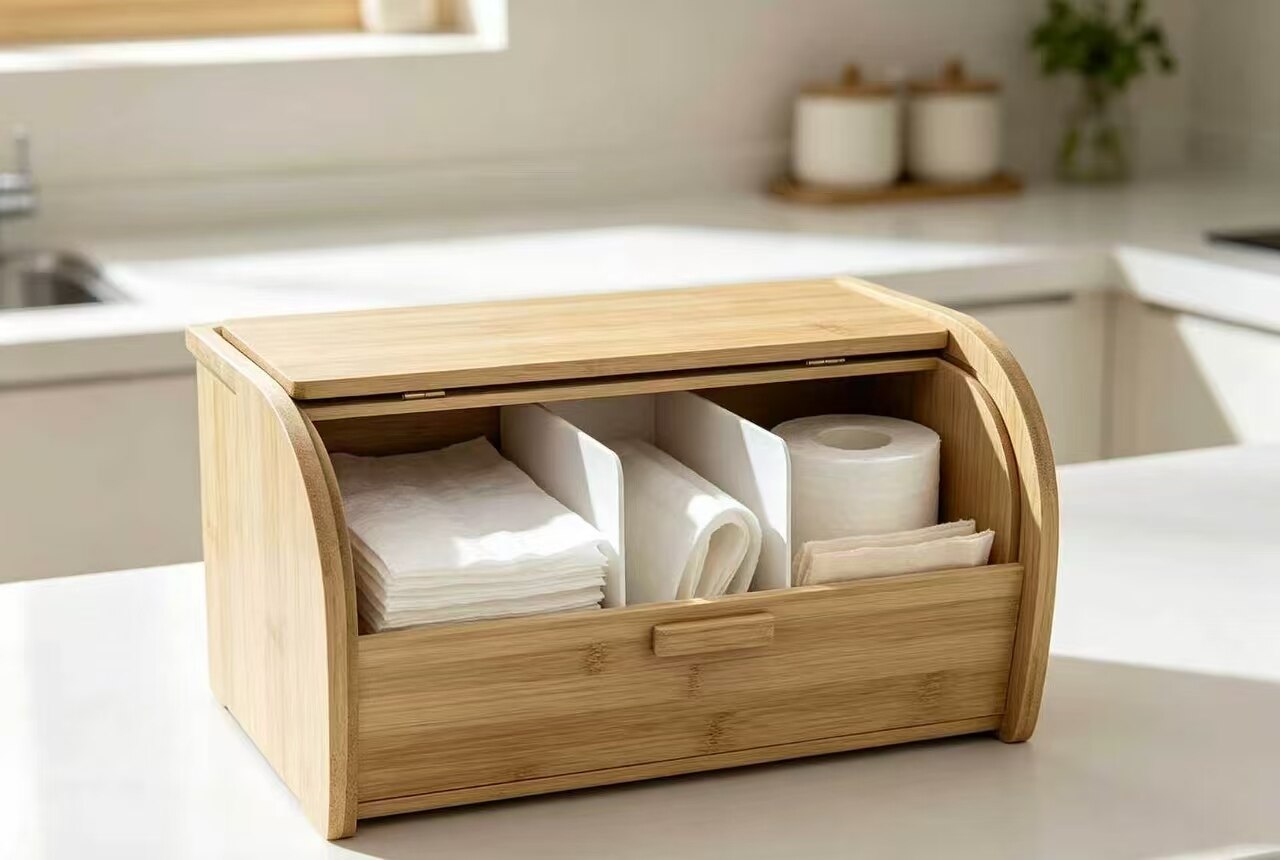 Quyun Bamboo & Wood Storage Box 3
