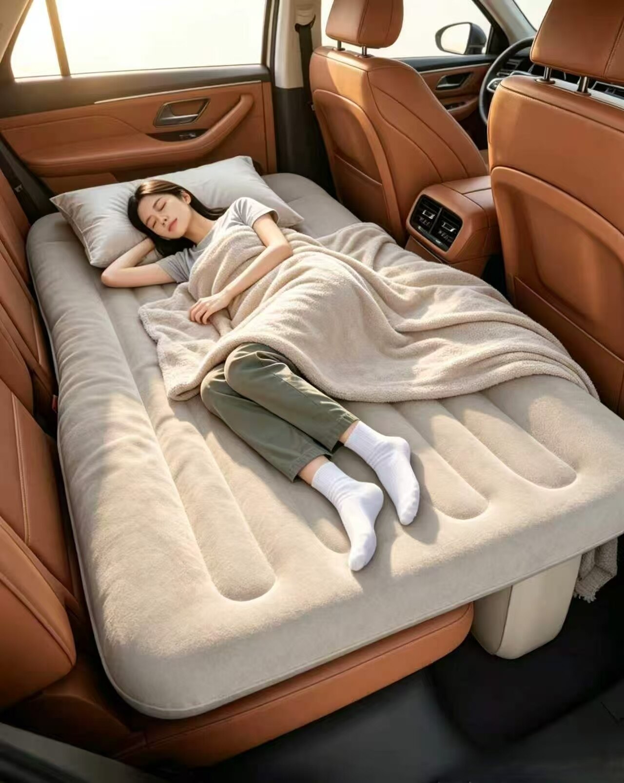 Portable Car Inflatable Sleeping Mattress