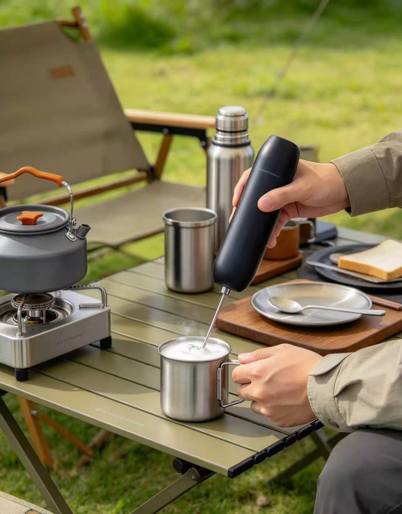 Obsidian Portable Electric Milk Frother 5