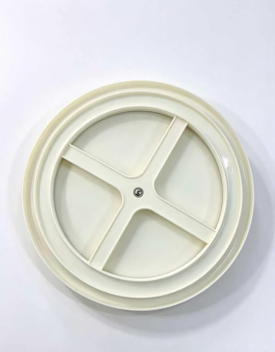 Cream Edge Double-Handle Tray 5