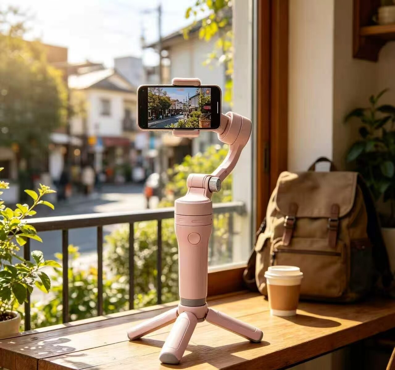 Pink Cherry Blossom Dynamic Gimbal 3