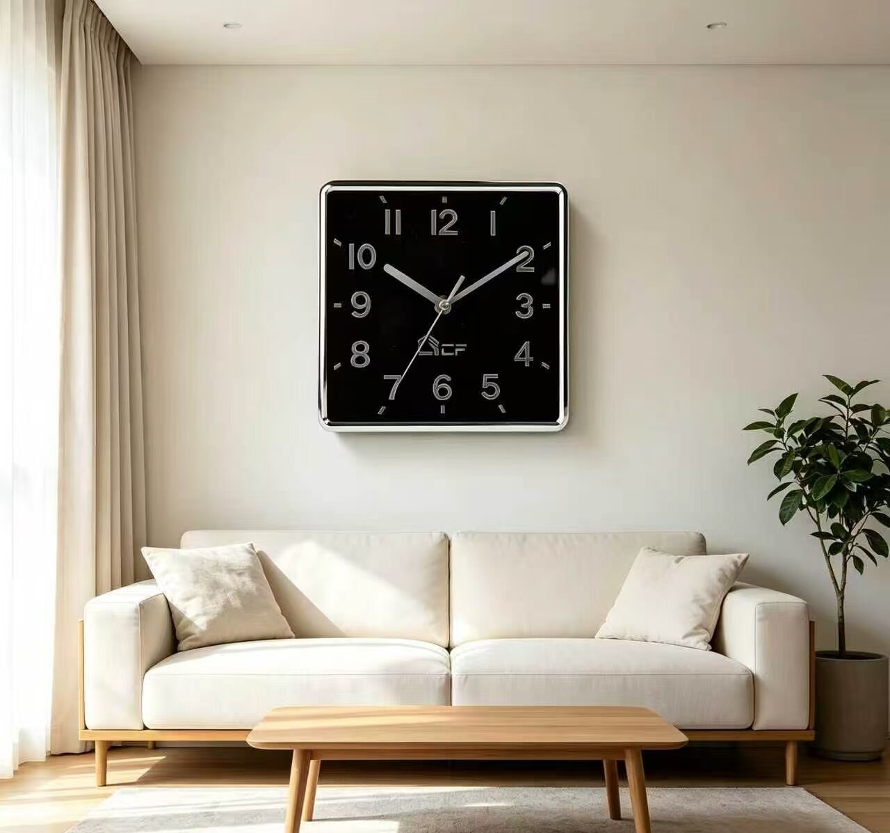 Fang Yun Four-Color Glass Wall Clock 3