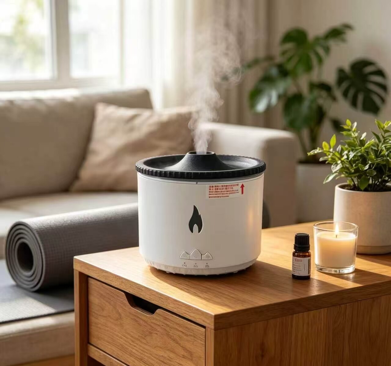 Flame Whisper Porcelain Timer Diffuser 2
