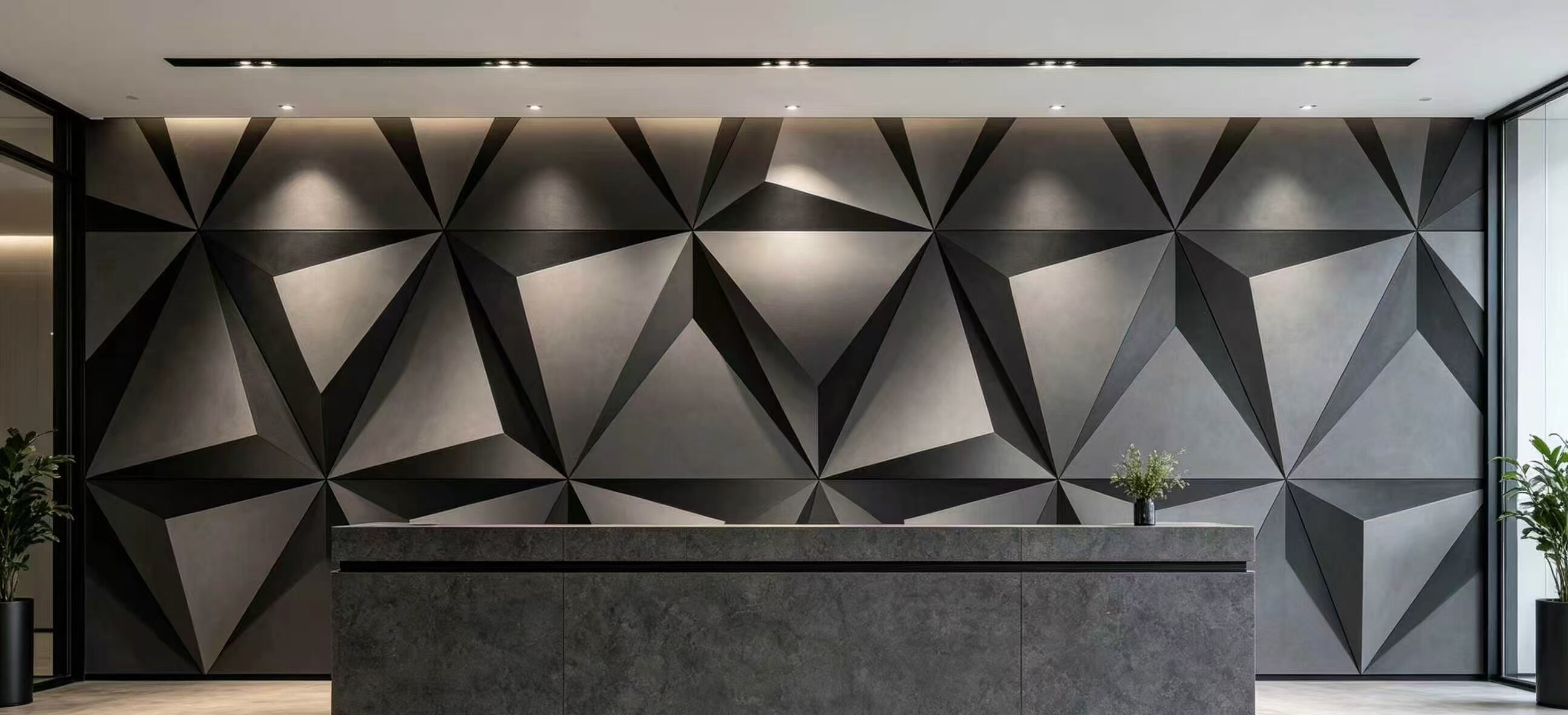 Copper Holographic Lattice Wall Decal 4