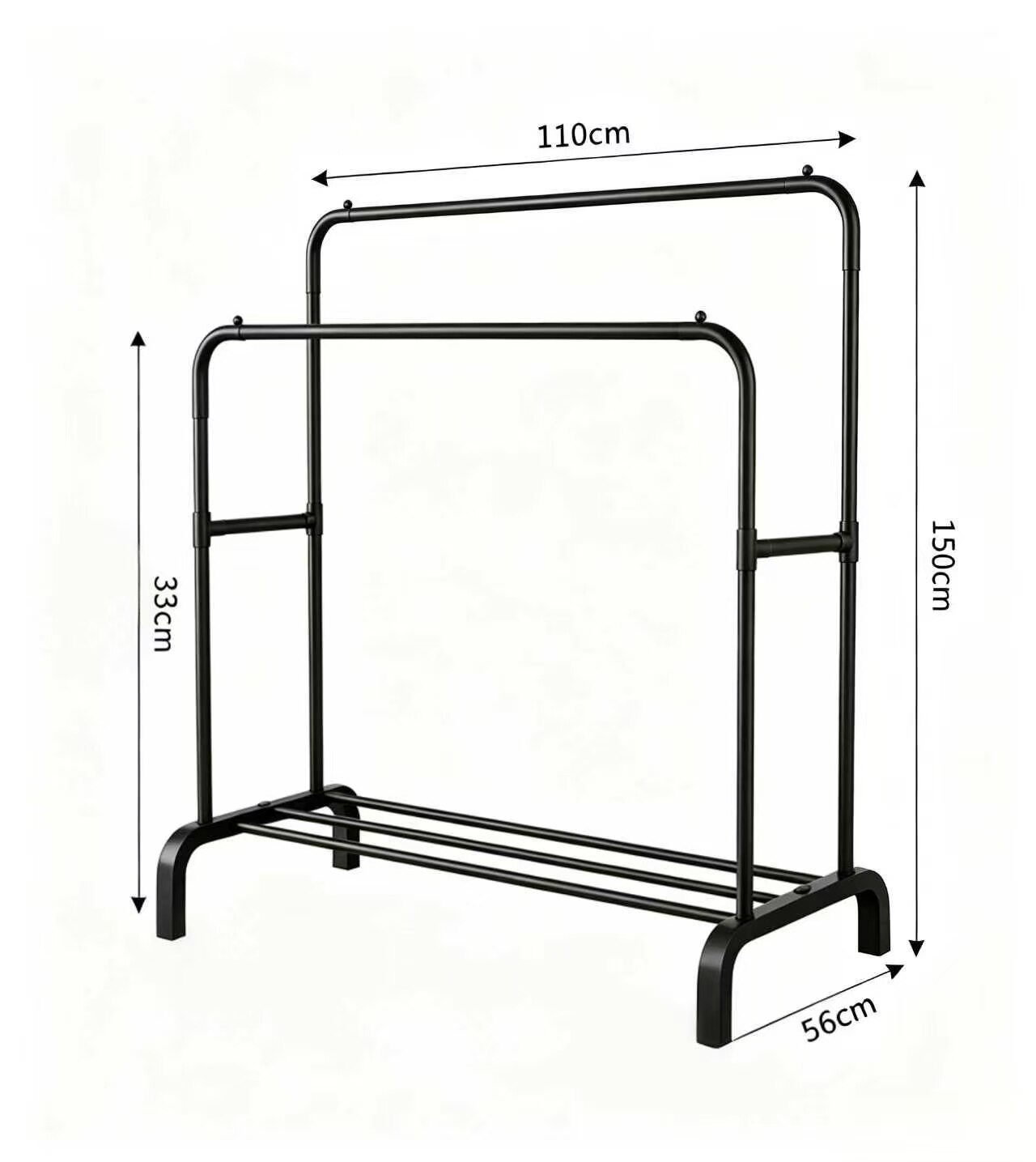 Double-rod Beaded Anti-slip Clothesline 4