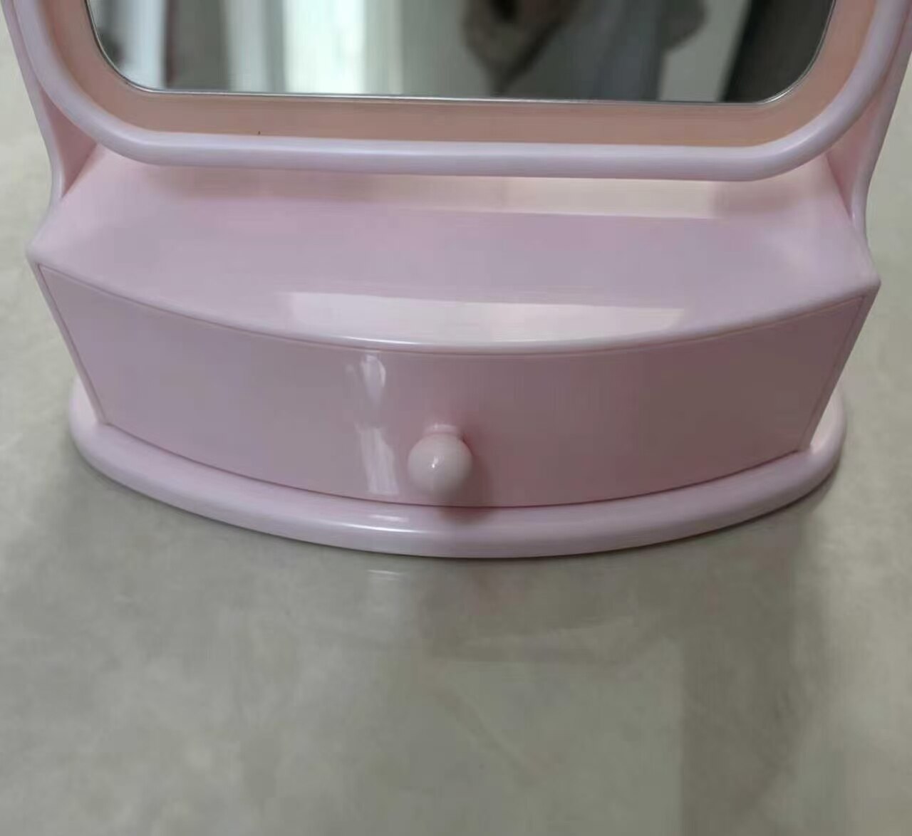 Rose Glaze Drawer Vanity Mirror 5
