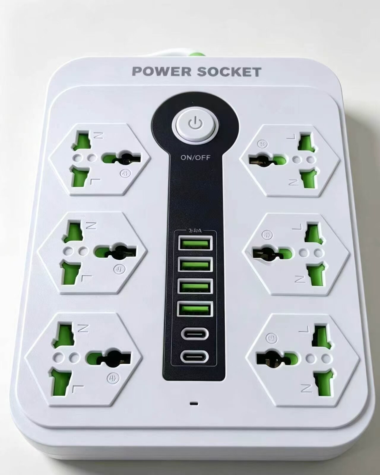 Multi-Port Fast Charging Desktop Outlet