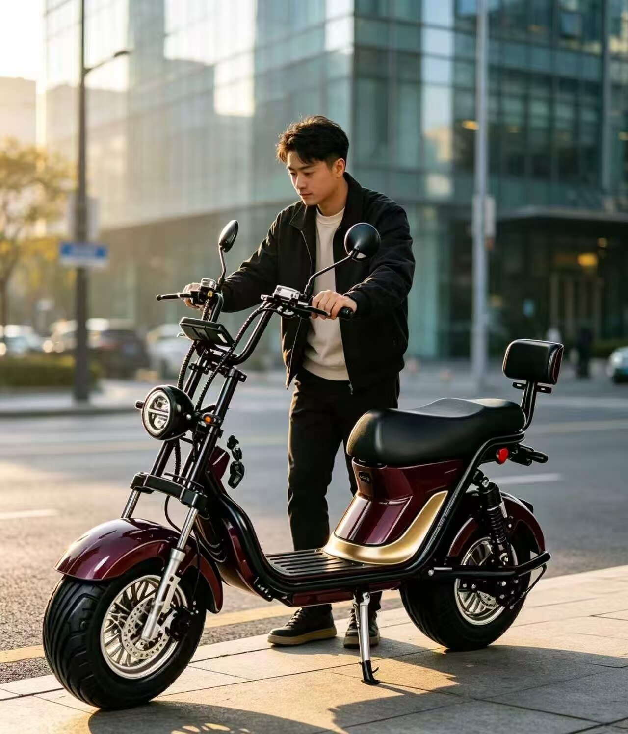 Chunhong Golden Wing Electric Moped 2