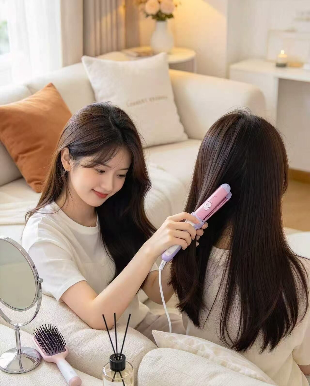 MeowFun Portable Heated Straightener 2