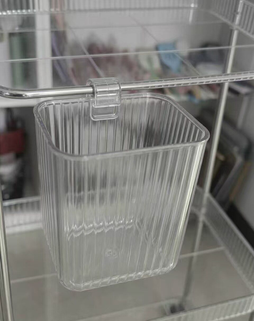 Crystal-clear Multi-tier Hanging Storage Cart 5