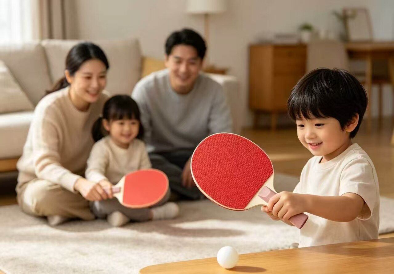 Purple and Red Shadow Table Tennis Racket 3