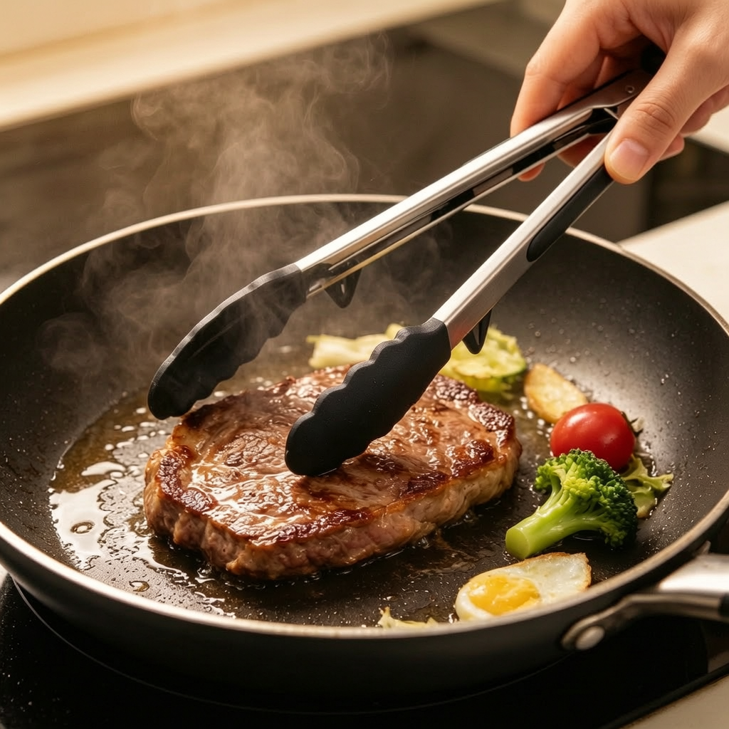 Multi-purpose Silicone Food Tongs 2