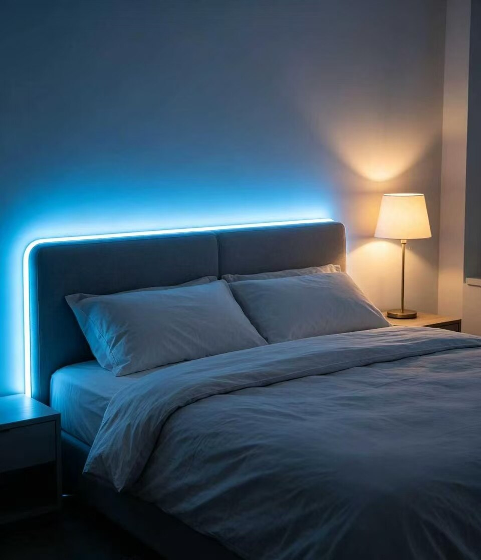 Ice Blue Pure Color Flexible Light Strip 3