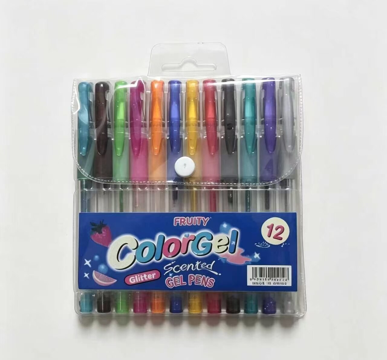 Fruity Glitter 12 Color Gel Pen