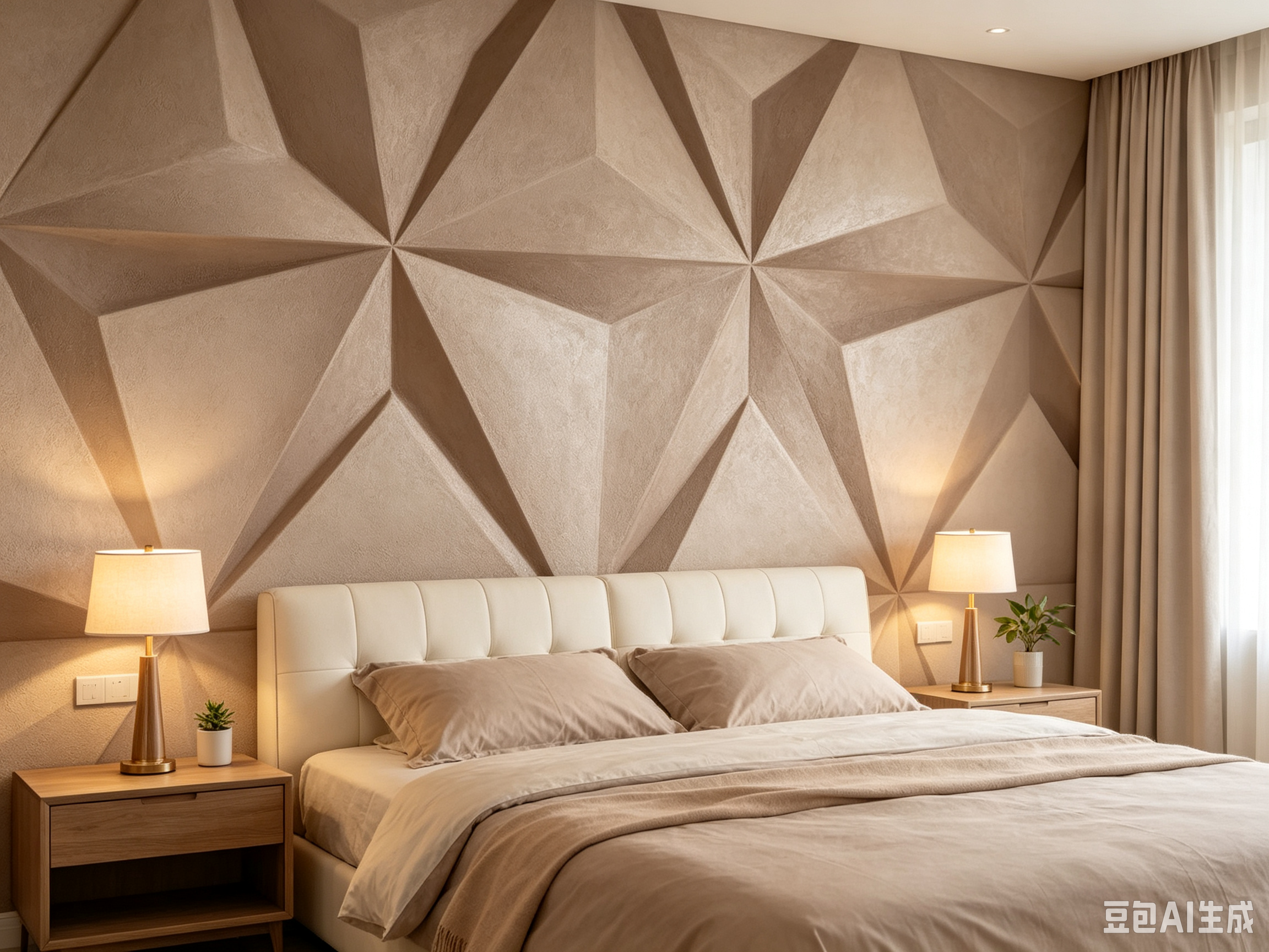 Warm Sand Textured Wall Sticker 2