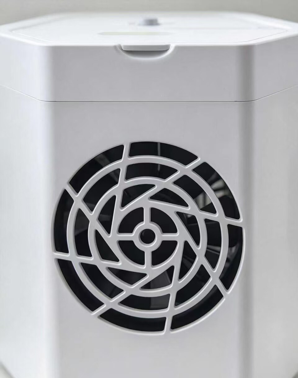 Hexagonal Ice Mist Desktop Cooling Fan 5