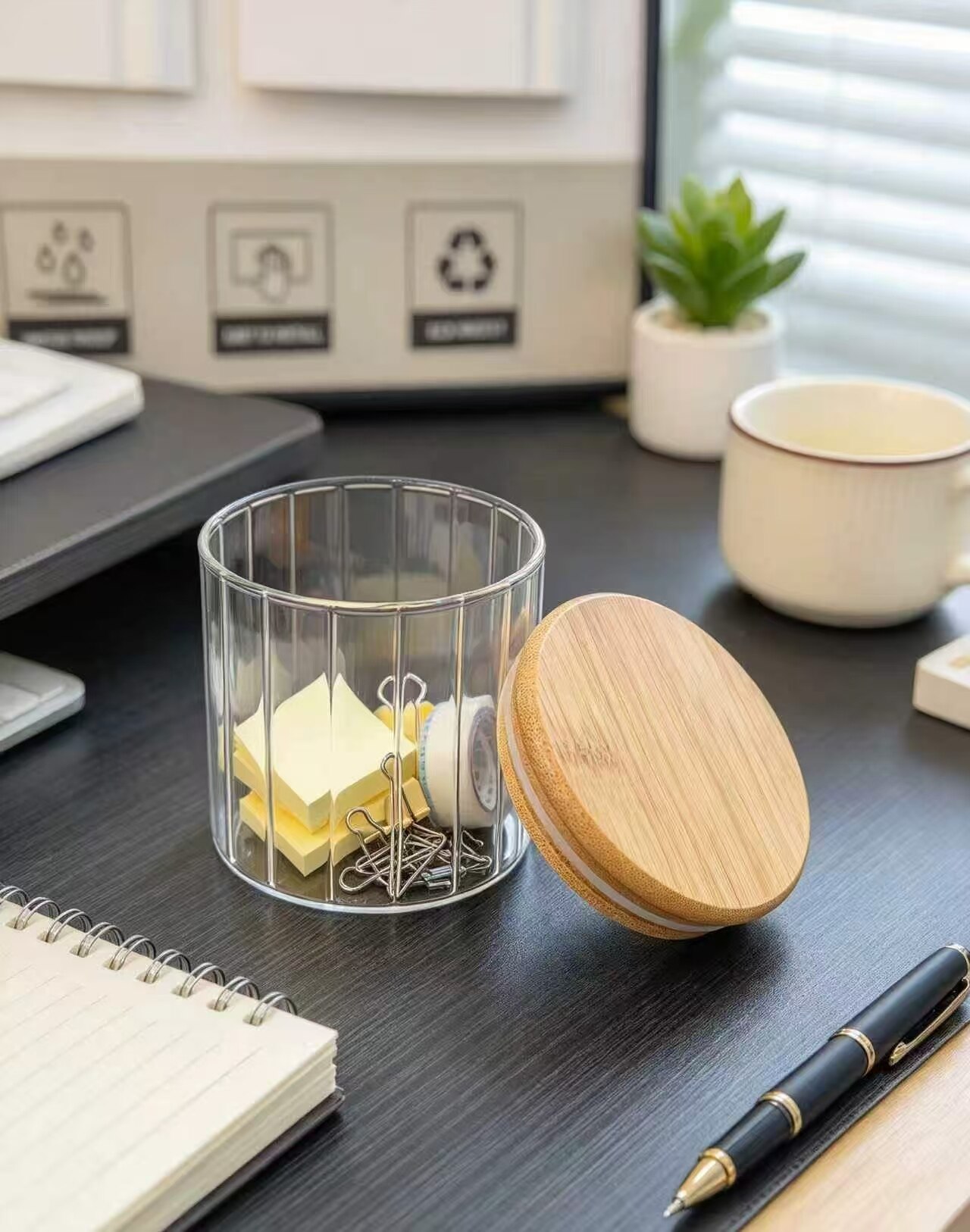 Luminescent Bamboo Airtight Jar 4