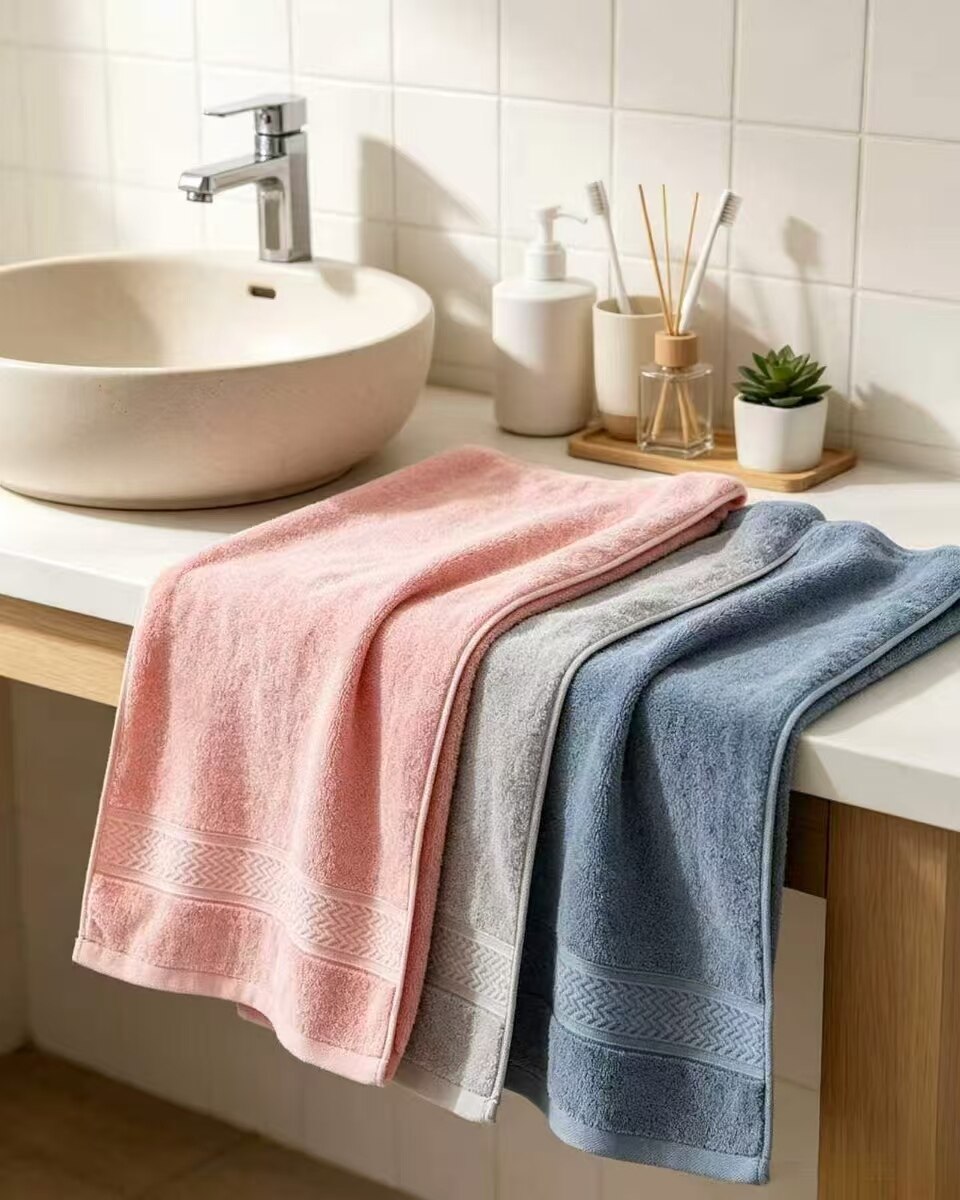 Cotton-Polyester Herringbone Towel 2