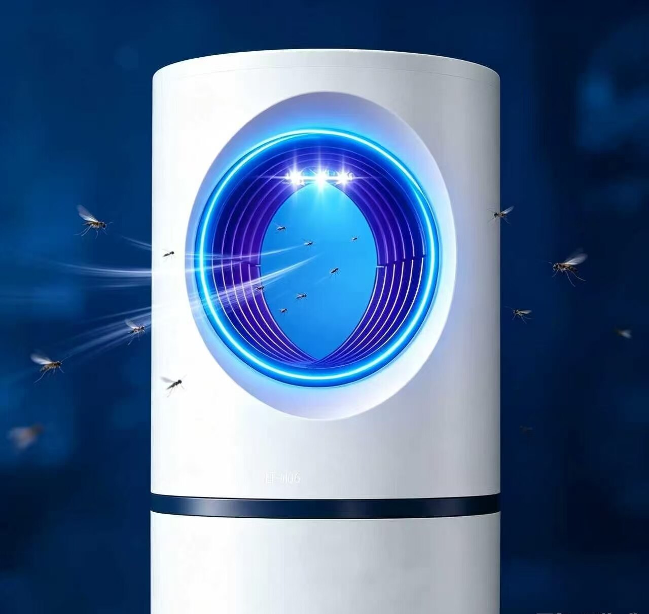 Blue Light Air-Suction Mosquito Trap