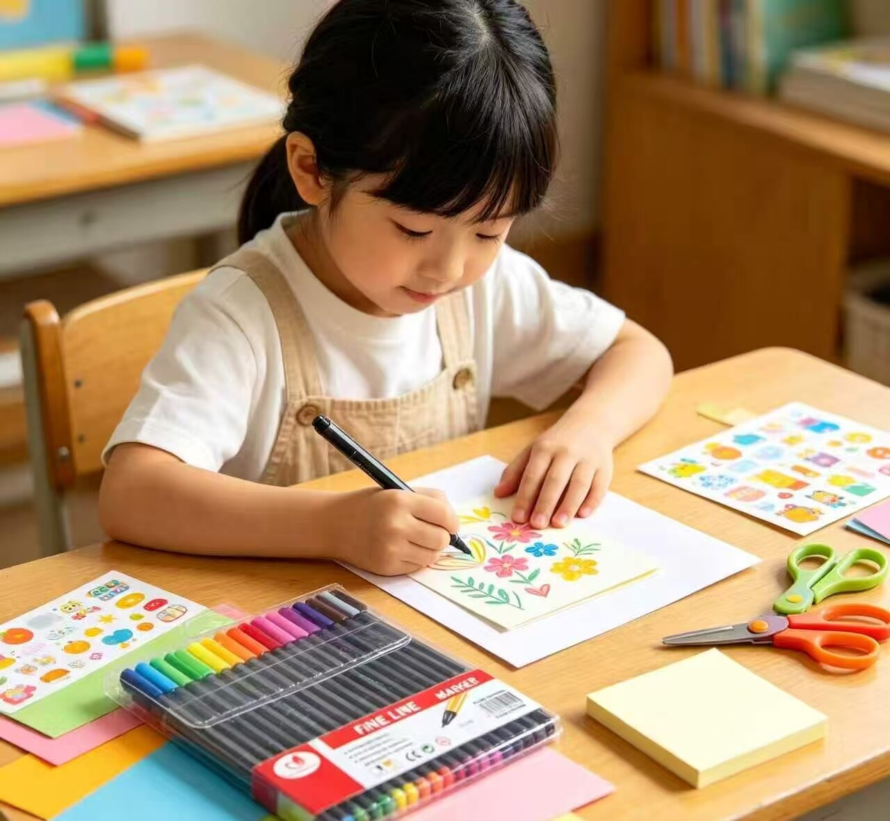 悦彩细头绘图马克笔 3