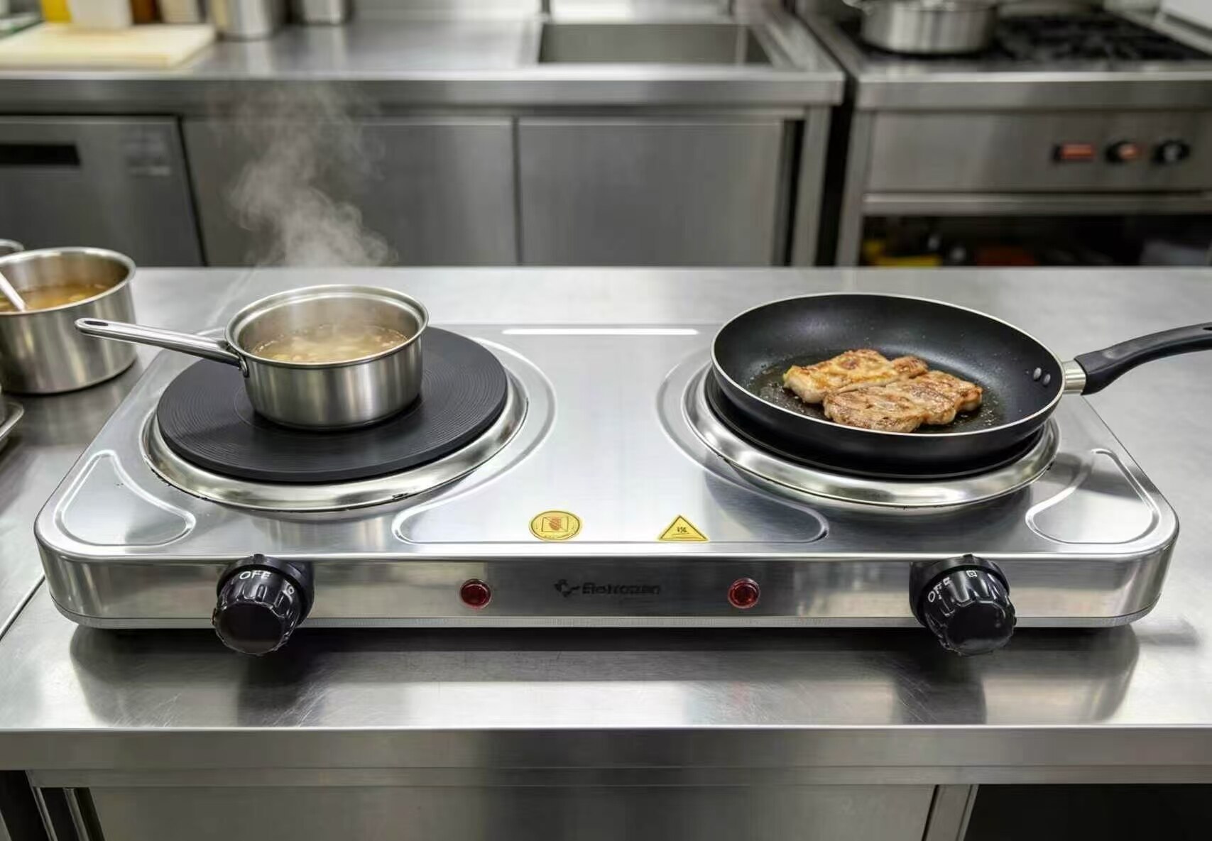Silver Shield Dual-Drive Desktop Electric Stove 2