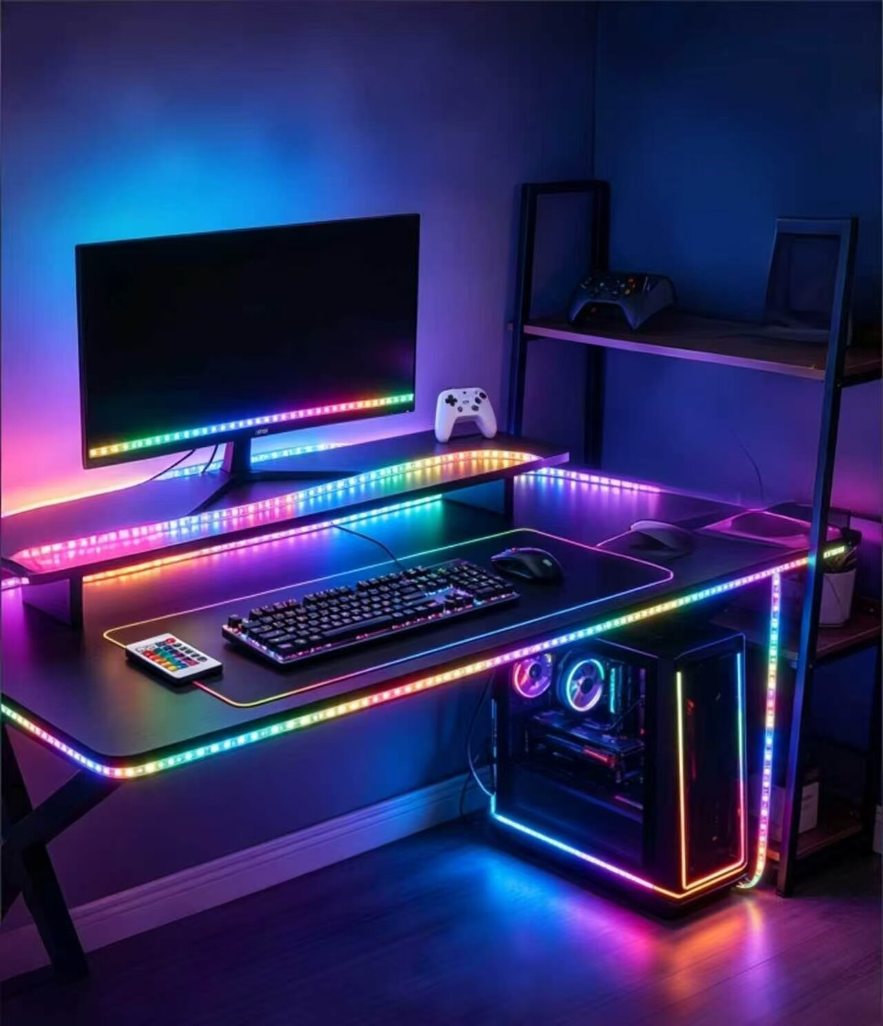RGB Dynamic Remote Control Light Strip 4