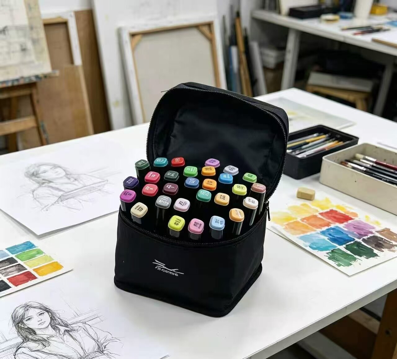 Ink Shadow Black Box 36 Color Pen 4