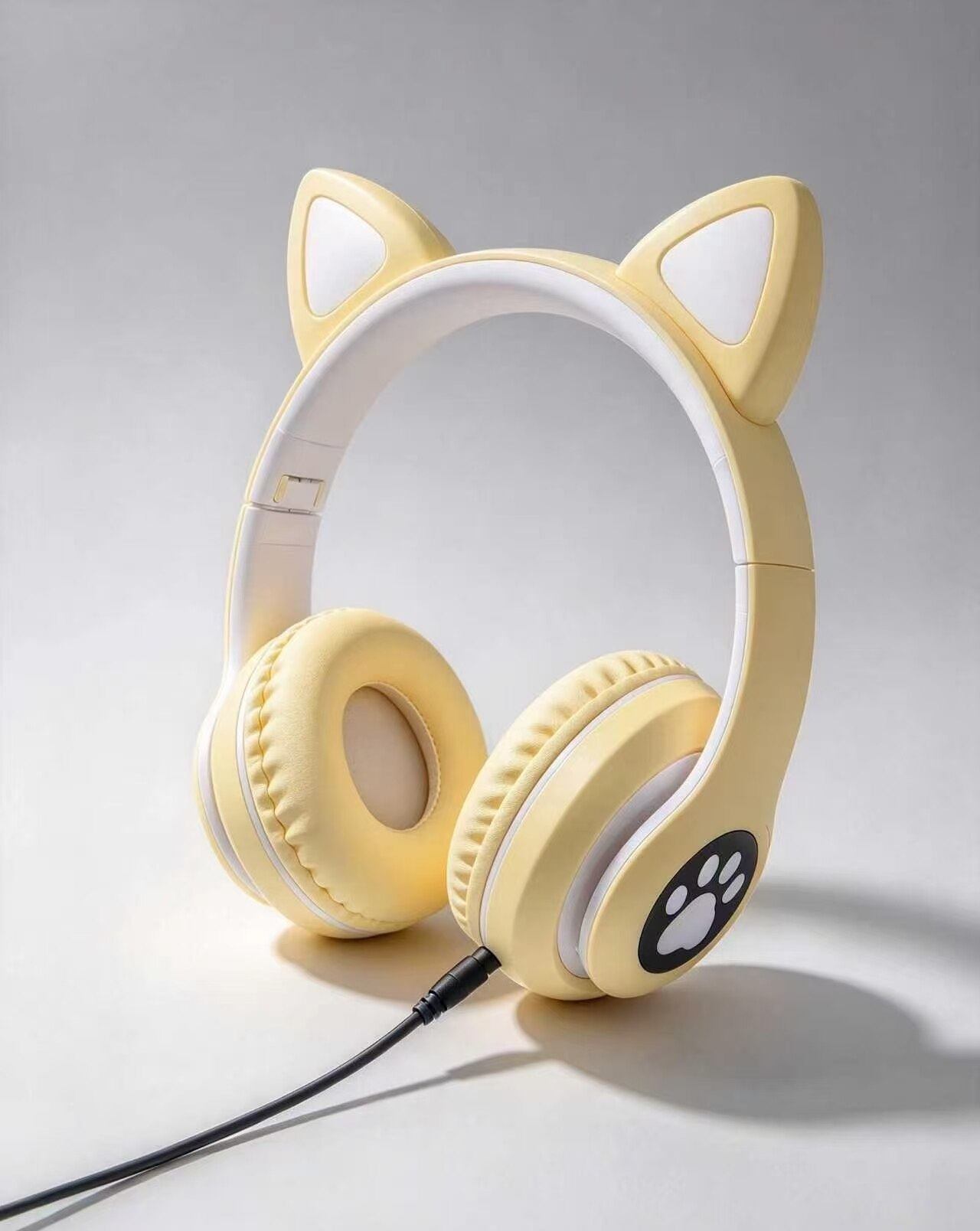 Energetic Custard Cat-Ear Headphones