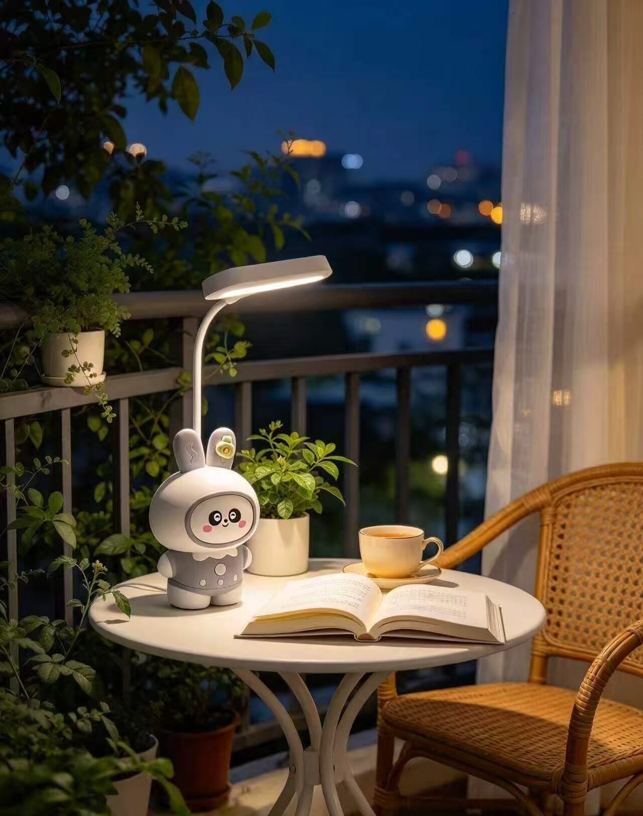 Suspender Bunny Fruit Fun Desk Lamp 5