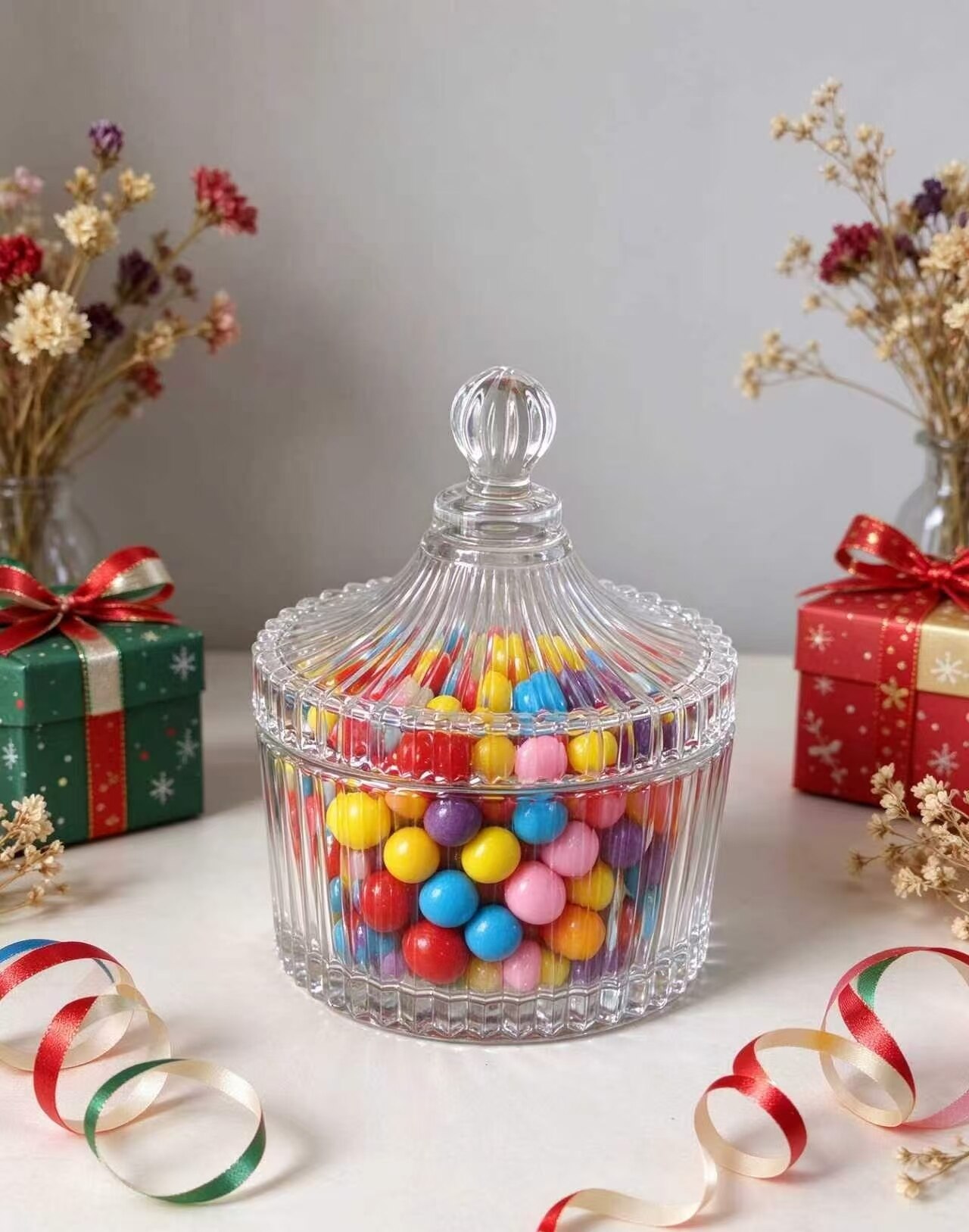 Prism Round Glass Jar 2