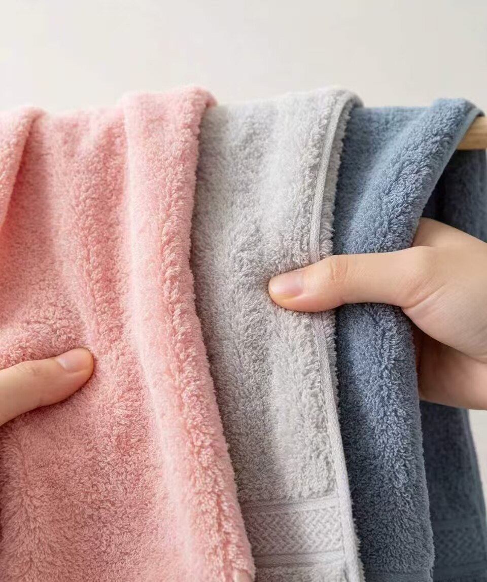 Cotton-polyester herringbone towel 5