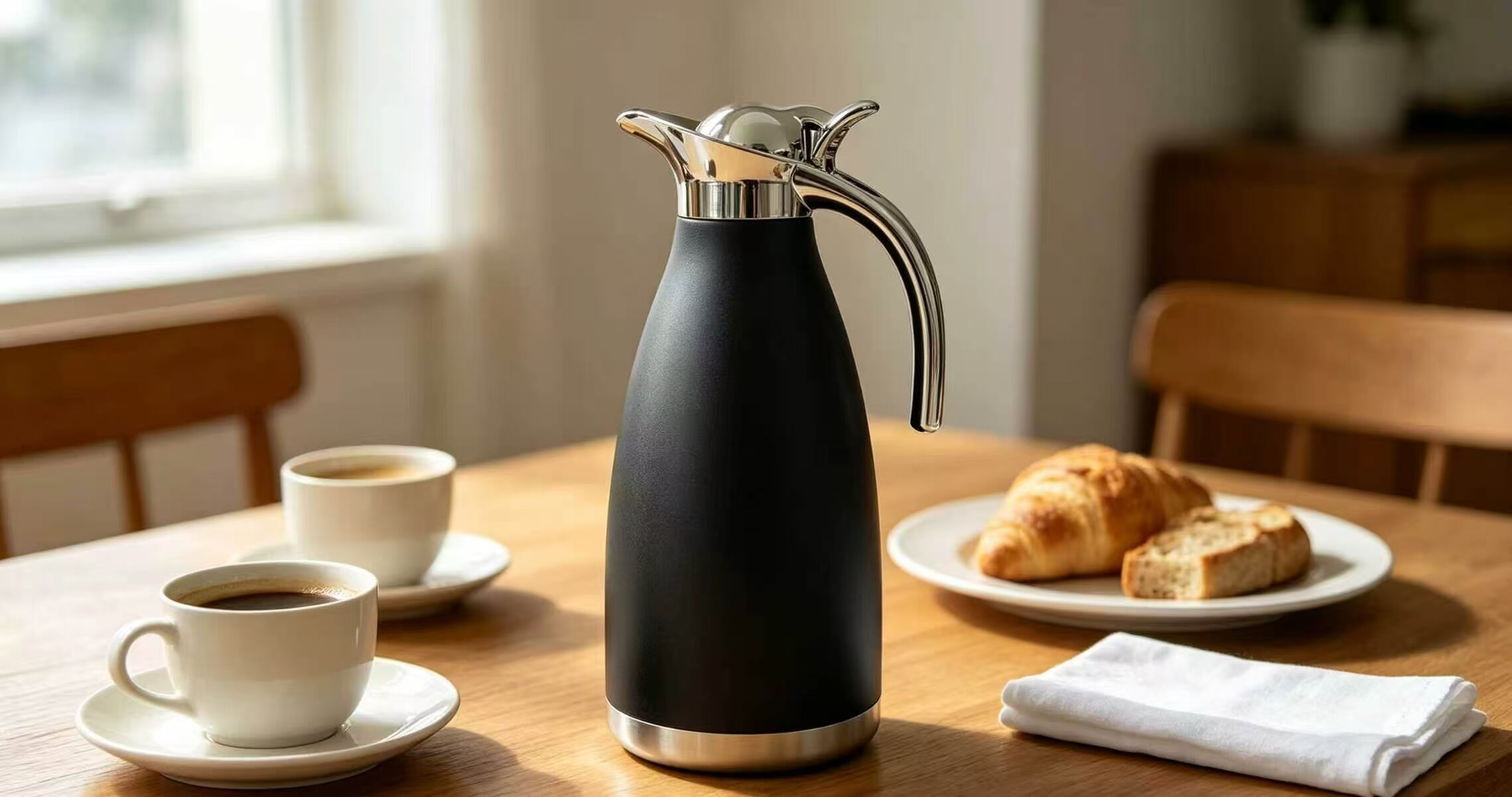 Obsidian Silver Arc Thermos 3