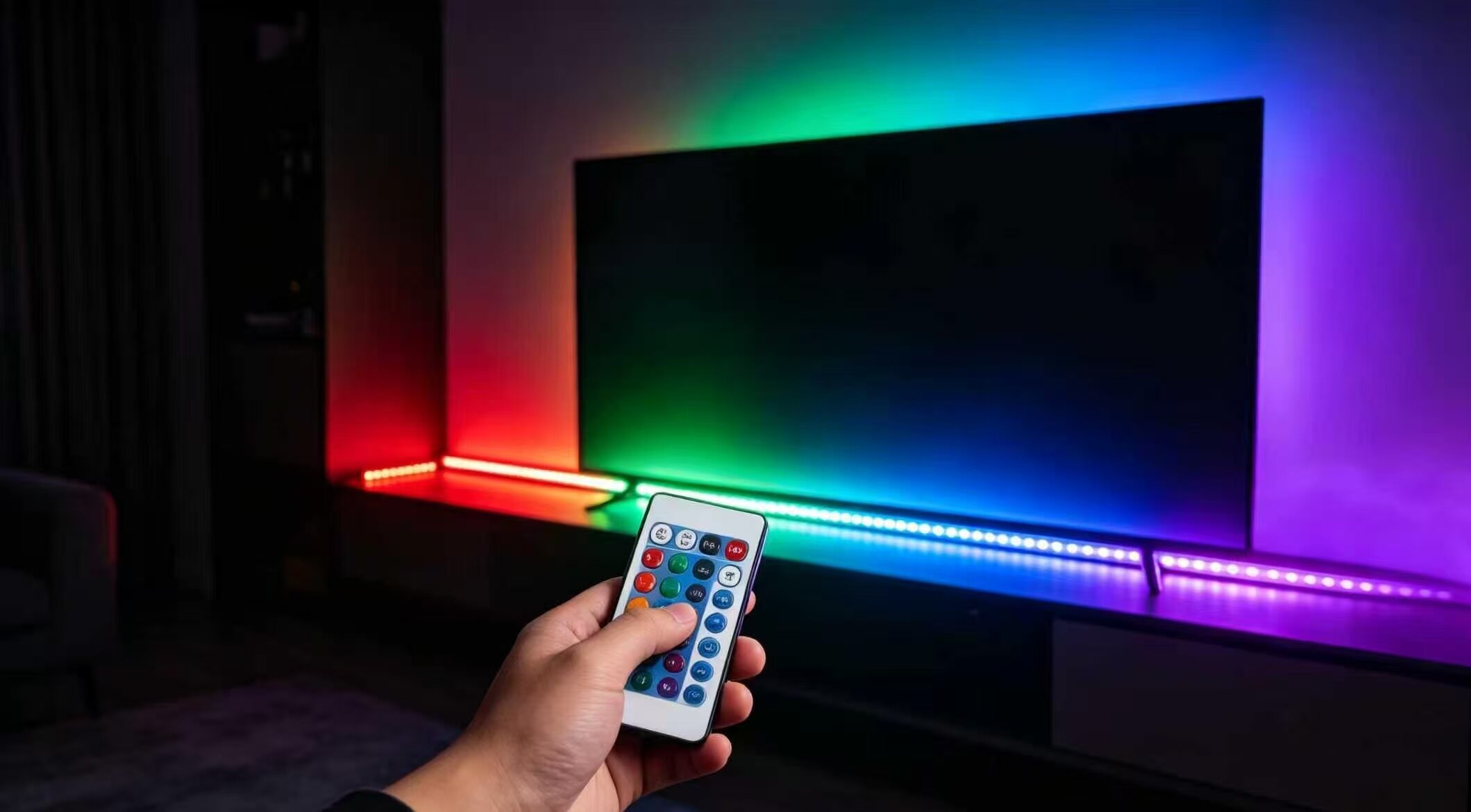 Customizable USB RGB Ambient Light Strip 4