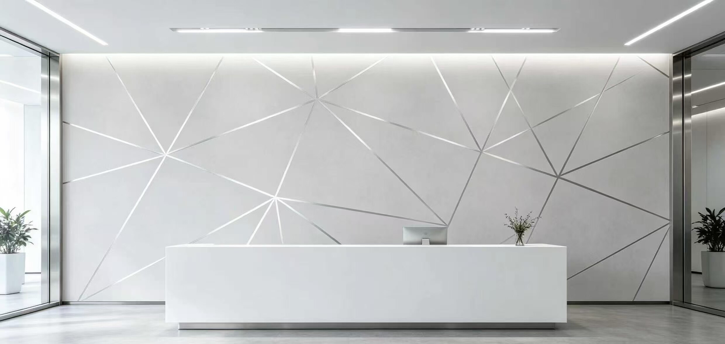 Silver String Star Track Wall Decal 4