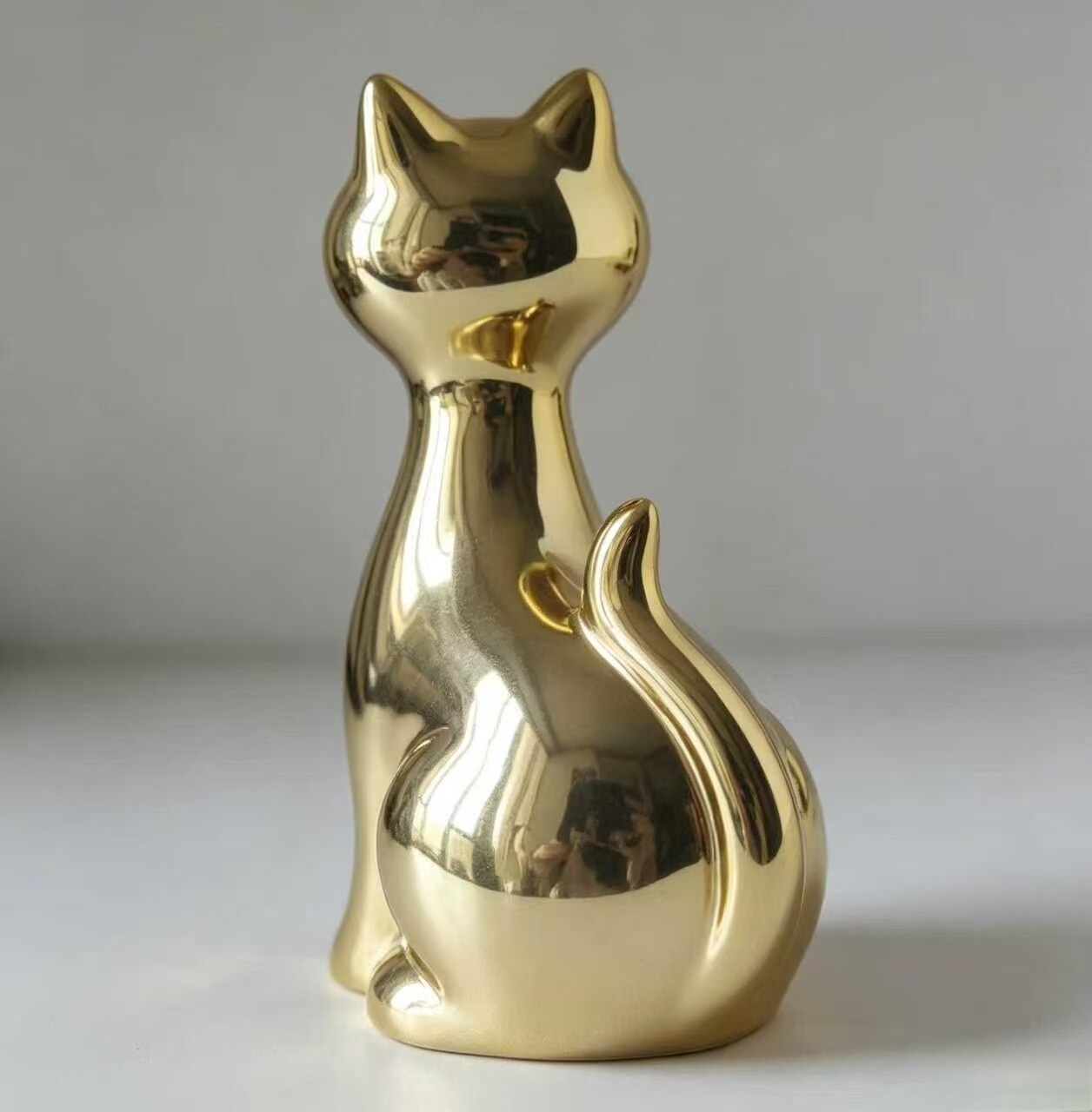 Gilded Cat Shadow Art Ornament 5